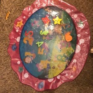 Baby girl sea life water mat